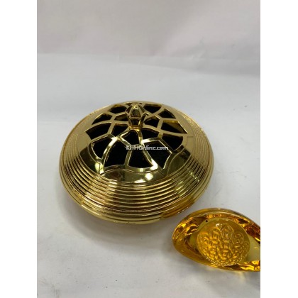4寸金色檀香炉